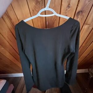 Black Fitted Backless Mini Backless Dress